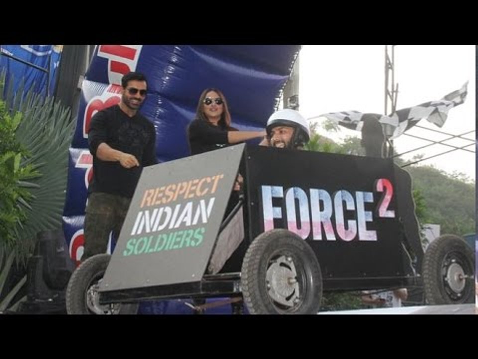 UNCUT: John Abraham & Sonakshi Sinha Promote FORCE 2 At Red Bull Soapbox Race 2016