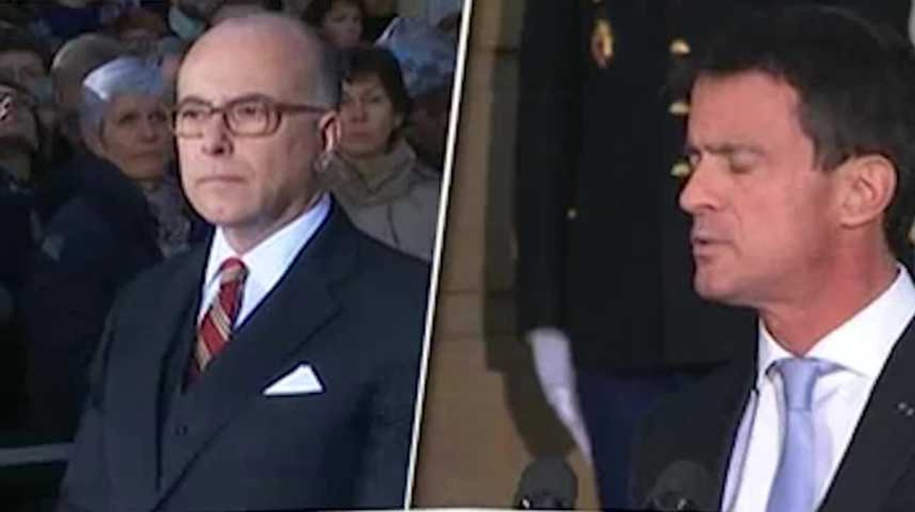 Matignon : passation de pouvoir chaleureuse entre Manuel Valls et Bernard Cazeneuve