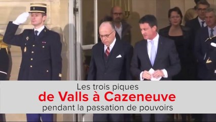 Remaniement: les piques méprisantes de Valls à Cazeneuve