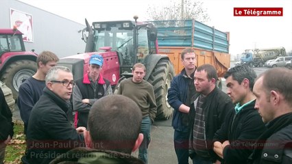 Quimper. L’usine Entremont bloquée durant quatre heures par les JA 29