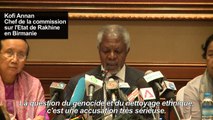 Situation des Rohingyas: Annan appelle à plus de 