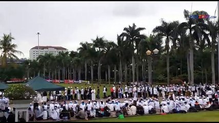 Situasi Terkini: Ribuan Masa Penuhi Kawasan Monumen Nasional