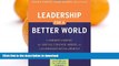 Hardcover Leadership for a Better World: Understanding the Social Change Model of Leadership