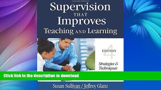 Pre Order Supervision That Improves Teaching and Learning: Strategies and Techniques Full Book
