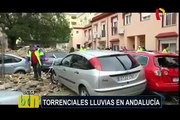Lluvias torrenciales afectan ciudades de España
