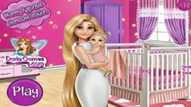 Mamãe Repunzel precisa decorar o quarto de seu lindo bebê - Jogos para Crianças