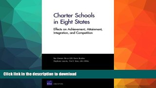 Pre Order Charter Schools in Eight States: Effects on Achievement, Attainment, Integration, and
