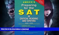 Audiobook Amsco s Preparing for the SAT in Critical Reading and Writing On Book