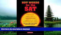 Hardcover Hot Words for the SAT (Barron s Hot Words for the SAT)