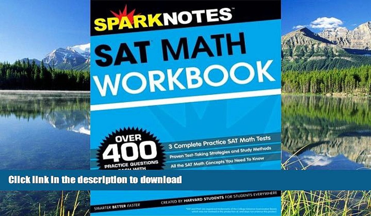 Hardcover SAT Math Workbook (SparkNotes Test Prep)  On Book