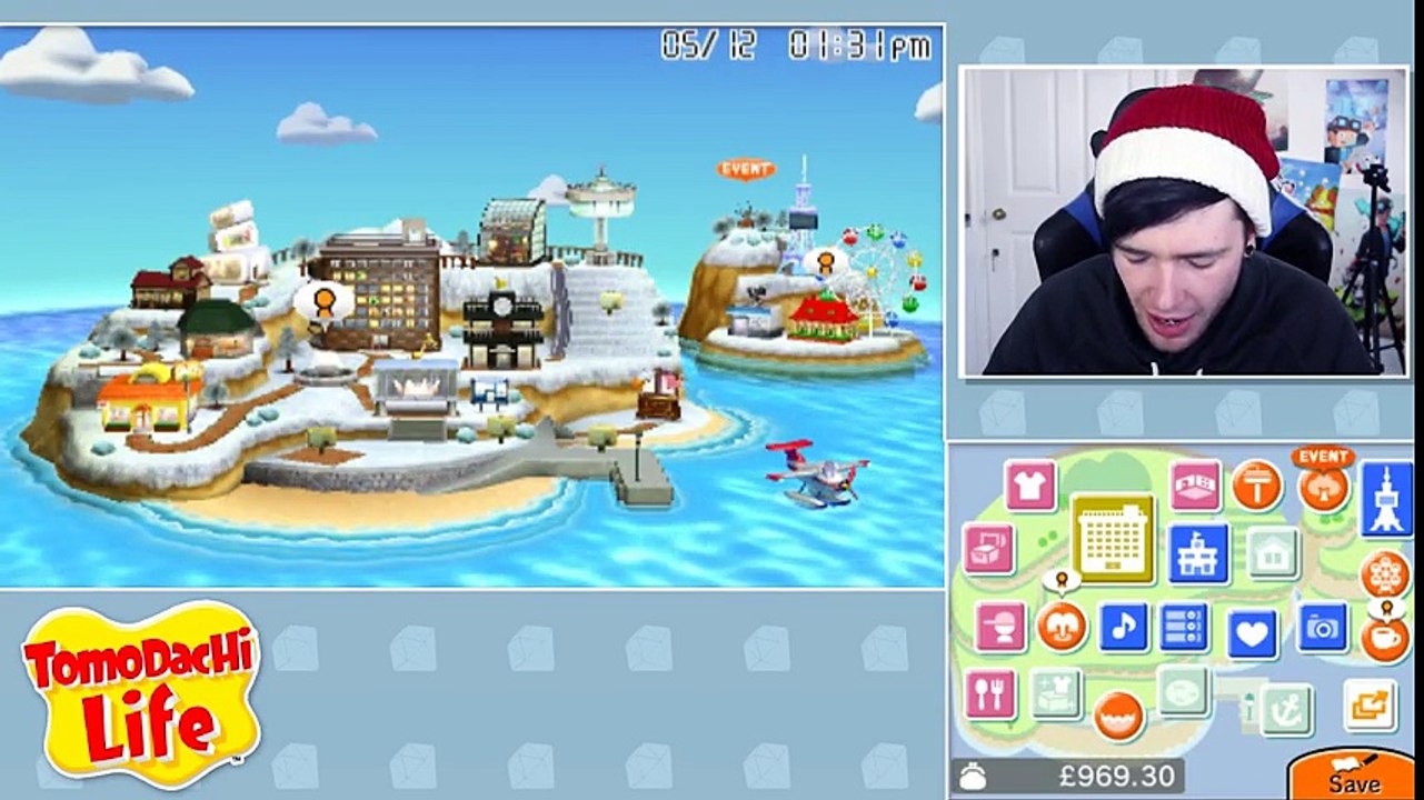 DanTDM Minecraft CHRISTMAS HAS ARRIVED!!   Tomodachi Life #25