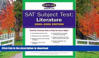 Hardcover SAT Subject Tests: Literature 2005-2006 (Kaplan SAT Subject Tests: Literature)  Kindle
