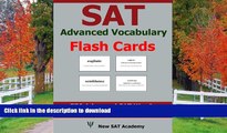 Hardcover SAT Advanced Vocabulary Flash Cards: 750 Advanced SAT Vocabulary Words That Are Tested