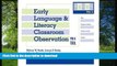 Hardcover Early Language and Literacy Classroom Observation Tool, Pre-K (ELLCO Pre-K) (Pack of 5)