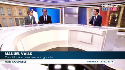 Manuel Valls dément avoir poussé François Hollande à renoncer à être candidat… et se contredit