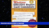 READ Writing Effective Report Card Comments (Grades 1-6)
