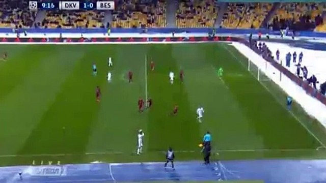 Artem Besedin Goal HD - Dyn. Kiev 1 - 0 Besiktas 06-12-2016 HD