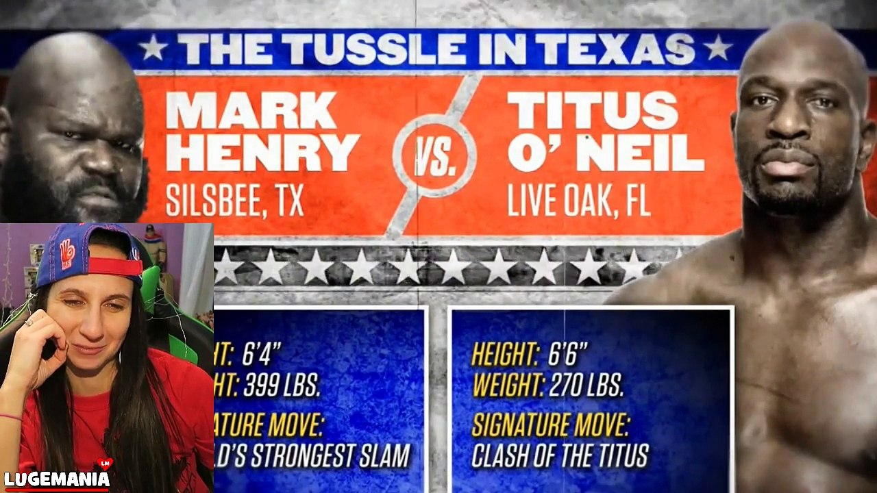 WWE Raw 12/5/16 Mark Henry vs Titus Oneil