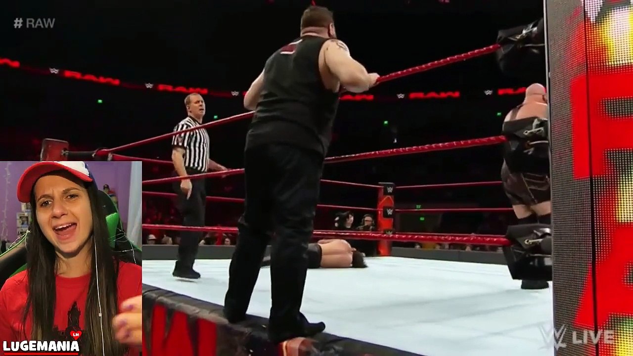 WWE Raw 12/5/16 Seth vs Big Show