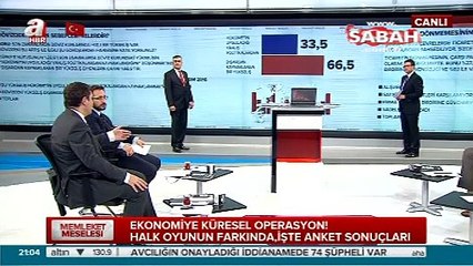 Milletin dolar oyununu bozduğunu gösteren anket