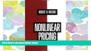 READ THE NEW BOOK Nonlinear Pricing: Published in association with the Electric Power Research