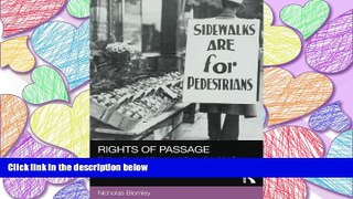 READ book Rights of Passage: Sidewalks and the Regulation of Public Flow (Social Justice) READ
