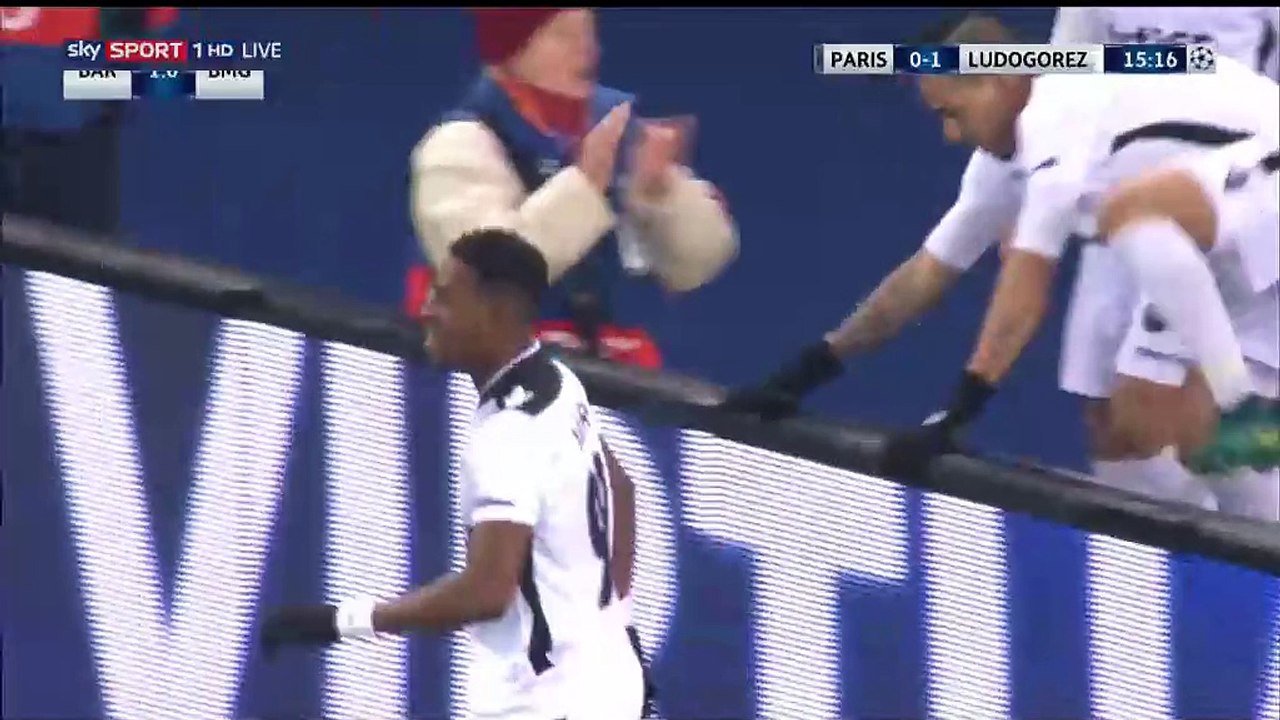 Virgil Misidzhan Goal HD - PSG 0-1 Ludogorets - 06.12.2016