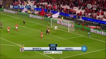 Manolo Gabbiadini Goal Annulled HD - Benfica 0-0 Napoli - 06.12.2016