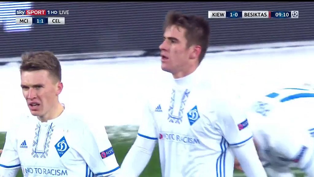 Artem Besedin Goal HD - Dynamo Kyiv 1-0 Besiktas - 06.12.2016