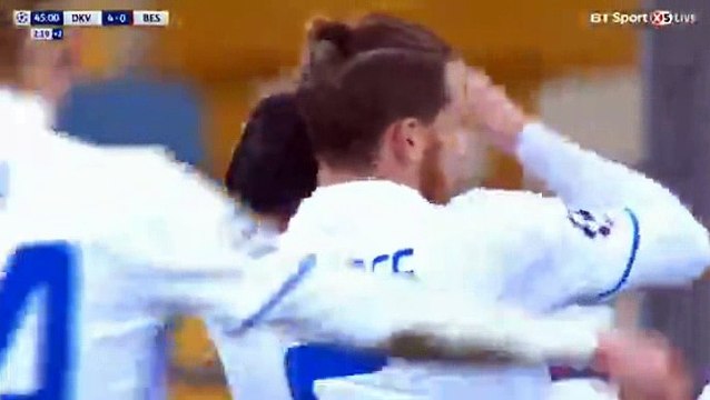 Derlis Gonzalez Goal HD - Dyn. Kiev	4-0	Besiktas 06.12.2016