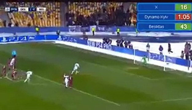2-0 Andrey Yarmolenko Penalty Goal HD - Dynamo Kyiv 2-0 Besiktas 06.12.2016 HD