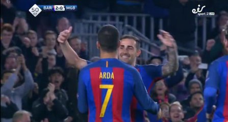 Arda Turan 3th Goal HD - Barcelona 3-0 M'gladbach - 06.12.2016
