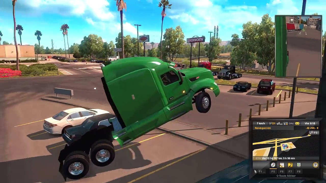 Best Crashes, dance, fails! ATS | AMERICAN TRUCK SIMULATOR - AUTOBOTS!
