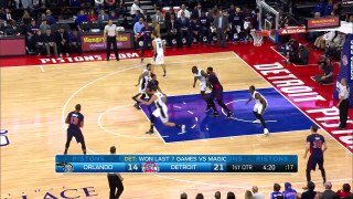 Andre Drummond Dunks It Home | Magic vs Pistons | December 4, 2016 | 2016-17 NBA Season