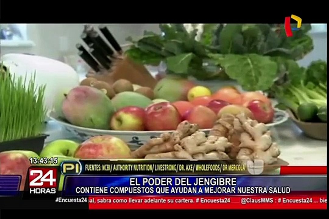 Conozca el poder del jengibre