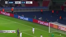 اهداف باريس سان جيرمان و لودوجوريس [1-1] تعليق الشوالى 6-12-2016- دورى ابطال اوروبا