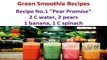 Smoothie Recipies | Healthy Green Smoothies Recipes