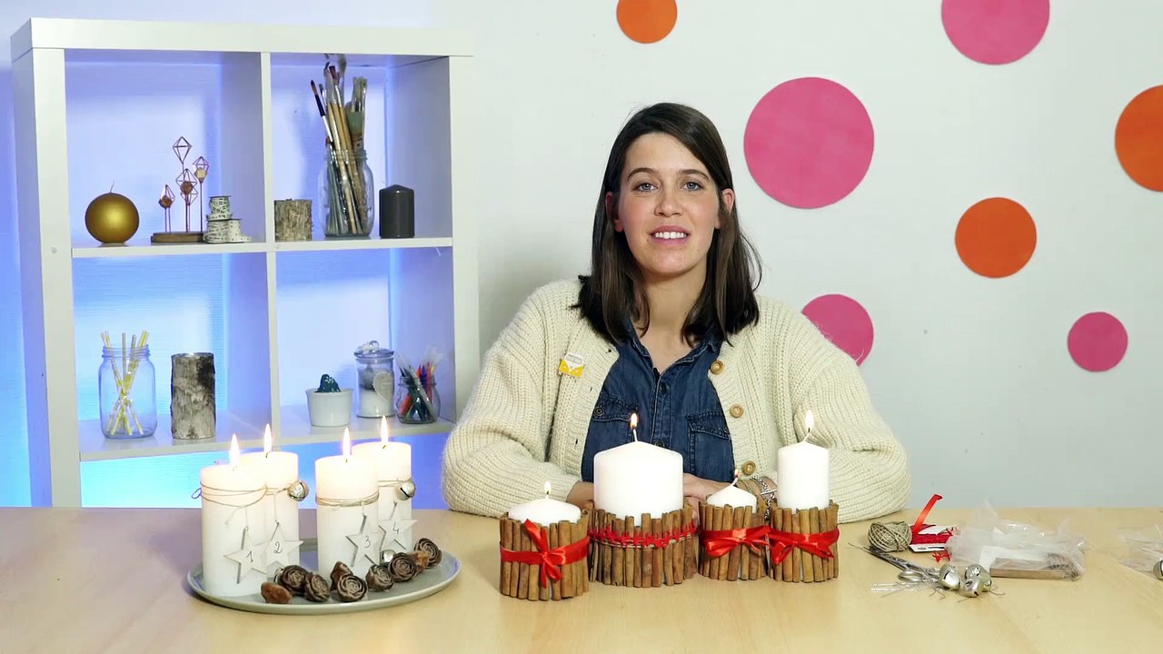 Déco Brico Jardinage : Bougies de Noël à faire soi-même à petit prix