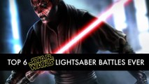 The 6 Absolute BEST Star Wars Lightsaber Duels EVER