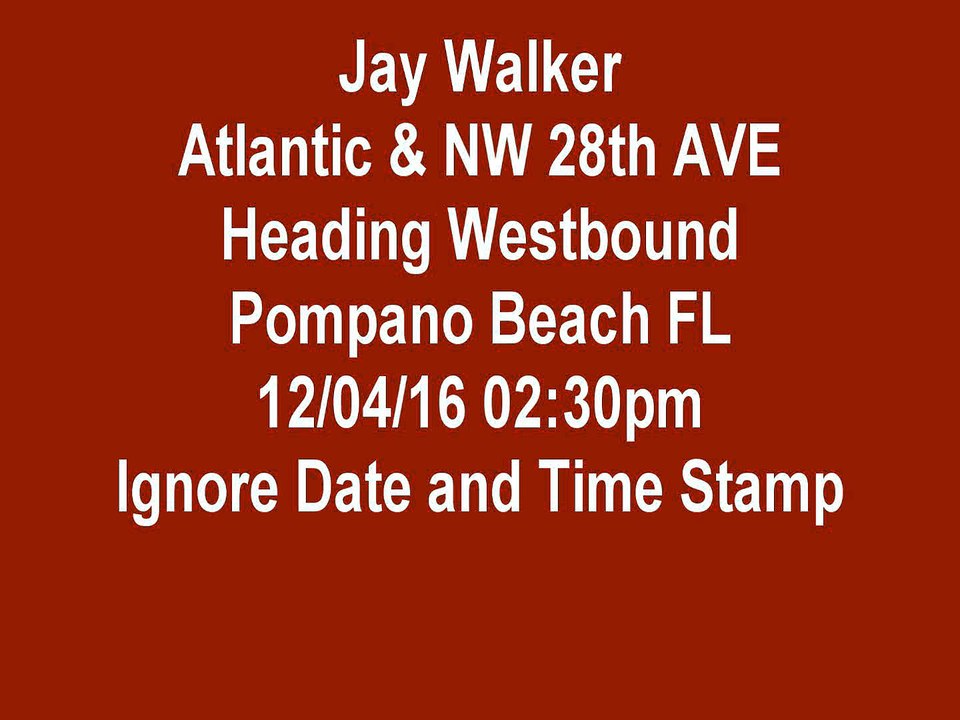 Jay Walker Stops Traffic