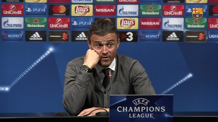 Luis Enrique: "La circulación rápida y precisa ha sido clave"