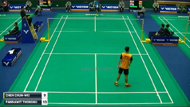 JEJU VICTOR 2016 Korea Masters Championships | R32 | Chen Chun-Wei - Pannawit Thongnuam