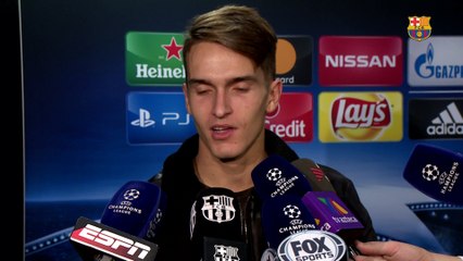 Los jugadores valoran la victoria contra el Borussia