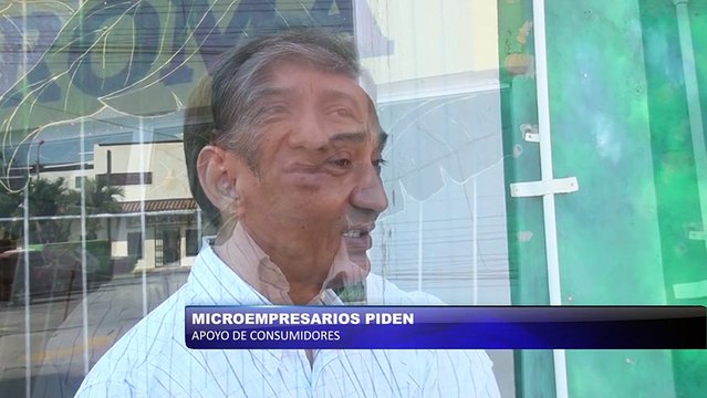 Microempresarios piden apoyo de consumidores