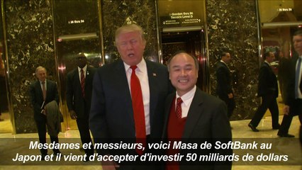 Trump affirme que SoftBank investira 50 milliards aux Etats-Unis