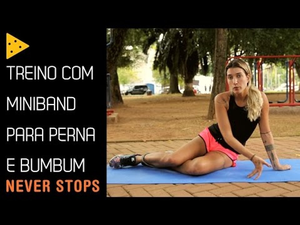 EXERCÍCIOS COM MINIBAND PARA BUMBUM E PERNAS