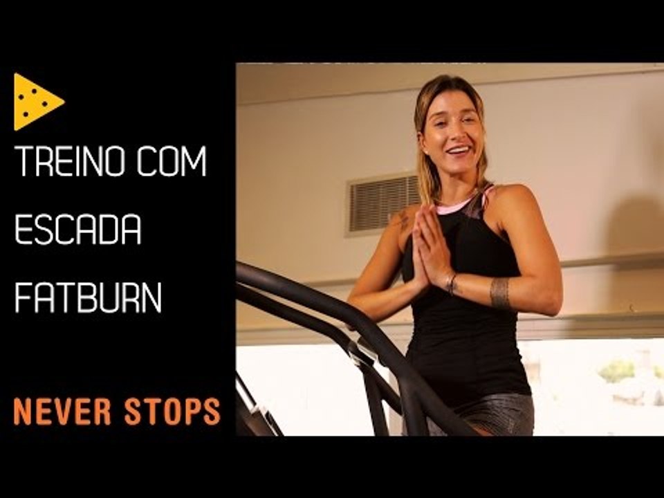 TREINO FATBURN NA ESCADA PARA QUEIMAR CALORIAS