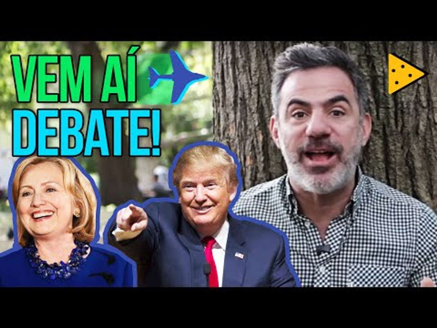 VEM AÍ: COBERTURA AO VIVO DO DEBATE HILLARY X TRUMP