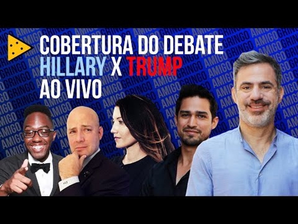 COBERTURA AO VIVO DO DEBATE HILLARY X TRUMP | PARTE 1