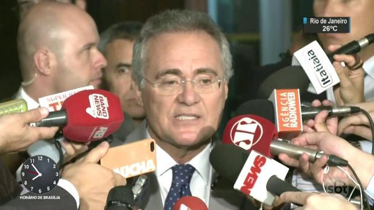 Senado rejeita decisão de ministro do STF e mantém Renan na presidência da Casa